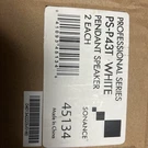 Sonance PS-P43T White Pendant Speaker (pair) New Sealed. Fixed Price $199.00.
