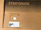 Ikea Symfonisk Bookshelf Speaker Floor Stand, White 46 " H, 505.015.18, New. Fixed Price $99.99.