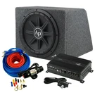 Audiopipe Bass Package Single 12" 500W Rms Subwoofer Sealed Enclosure W/ Amp +. Fixed Price $281.99.