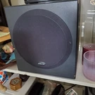 Polk Audio PSW-250 Subwoofer Powered Home Theater Bass Black 8". Fixed Price $60.00.