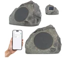 Homewell Solar Rock Bluetooth Speakers (2-PACK) Used, Tested, Weatherproof. Fixed Price $89.99.