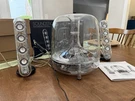 Harman Kardon Soundsticks Iii 2.1 Wired Speaker System 40W Clear W/subwoofer. Fixed Price $165.00.
