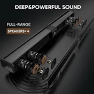 Riowois Sound Bar DS6401D 31" Immersive Surround System - Black. Fixed Price $37.03.