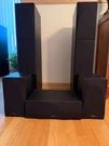 Set Of 5 Mirage Surround System Speakers 2 -7B-1 FRX-C1, FRX-1B-1. Fixed Price $395.00.