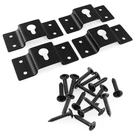 Dgzzi Hanging Speaker Bracket 4PCS Wall 71X30X0.95MM/2.8X1.18X0.04INCH, Black. Fixed Price $12.06.