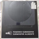 Kanto SUB8 8" Sealed Powered Subwoofer 300W Rms, Vinyl Matte Black, Tested *read. Fixed Price $279.00.