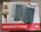 Dual Electronic Way Dynamic Indoor /outdoor LU43PB Loudspeakers Black. Fixed Price $30.00.