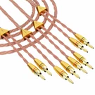 Preffair Occ Speaker Cables 10FT 15AWG Banana Plugs Audiophile. Fixed Price $79.99.