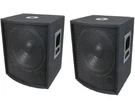 New (2) 18" Subwoofer Speakers Pair.woofer W/ Box.dj.pa.bass.pro Audio.sound. Fixed Price $295.00.