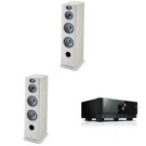 Focal NO4 Light Wood Floorstanding Speakers (2X FVESTIAN4LW) With Rx-v.... Fixed Price $3189.99.