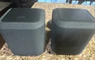 Polk Audio DSR3 Wireless Speakers Surround Sound Left Right W/ Both A/c Adapters. Fixed Price $92.00.
