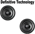 Definitive Technology Ueua/di 6.5R Round In-ceiling Speakers (pair). Fixed Price $598.00.