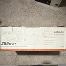 Polk Audio 255C-RT Wired In-wall Center Channel Speaker Black Rectangular. Fixed Price $130.00.