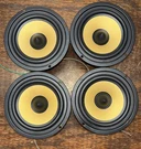 1 Dahlton 5 Speaker Woofer -3.4 Ohm 30 Watt Yellow Cone Rubber Surround- 4AVAIL. Fixed Price $44.95.