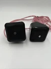 Pair Of Boston Soundware Xs Satellite Ultra Compact Speakers Piano Black. Fixed Price $37.99.
