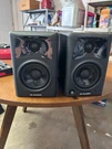 M-audio AV42 Compact Desktop Studio Monitor Speakers , Pair Black. Fixed Price $39.50.