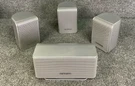 Samsung PSCS610E Surround Home Theater Sound Speaker Set 4 Silver. Fixed Price $50.00.
