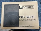 New Sony Sposato CWS-SW150 In-wall Passive Subwoofer. Fixed Price $44.95.