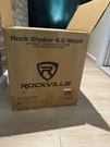 Rockville Shaker 6.5" Inch Wood 200W Powered Home Theater Subwoofer. Fixed Price $100.00.