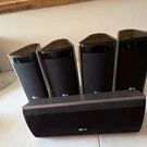 Lg S84S1-S 5.0 Wired 300W Dolby Digital 5-SPEAKER Set Wall Mount Black/sil. Fixed Price $49.99.