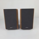 Vtg Sony SS-CEX1 Compact Bookshelf Speakers 2-WAY Bass Reflex Pair Untested. Fixed Price $59.97.
