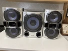 Sony 3-WAY Speakers: Two SS-RG490S & SS-WG490S Dsw Direct Radiating Subwoofer. Fixed Price $125.00.
