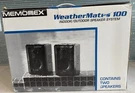 Memorex Weathermates 100 White Indoor/outdoor Speaker System Nib. Fixed Price $24.95.