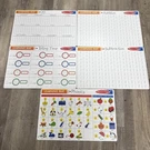 Melissa & Doug Double Sided Learning Mats Lot X5 Time, Phonics, Calendar, + -. Fixed Price $25.49.