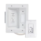 Legrand Onq In Wall Tv Power Kit Outlet Box Supports 5.1 Speaker System. Fixed Price $83.87.