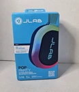 Jlab Pop Party Bluetooth Small Navy Portable Speaker, 5 Watts, Rgb Lighting New. Fixed Price $18.00.