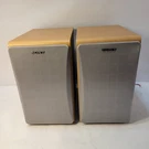 Sony SS-CCP1 Bookshelf Speakers Pair Wired 6 Ohm Beige Gray Wood Finish. Fixed Price $39.95.