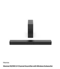 Hisense HS2100 2.1 Soundbar. Fixed Price $149.99.
