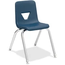 Lorell Stacking Student Chair, 16" X 20-1/2" 27", Navy. Fixed Price $390.98.