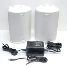Excellent - Polk Audio Atrium 45P Indoor/outdoor White Powered Speaker Pair. Fixed Price $159.95.