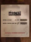 Pinnacle Digital Powered Subwoofer Model 600 Dual 12". Fixed Price $600.00.