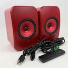 Kef Lsxii Wireless Bookshelf 2 Speakers (pair) Red. Fixed Price $749.99.