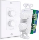 Home In-wall Speakers With Dual Knob And Independent Volume Control Plate 120W. Fixed Price $48.20.