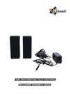 Onn Blast 37" 3.1 Sound System Rear Speakers Model No : 100043839 ) - Black. Fixed Price $22.43.