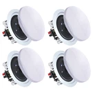 Woofer Ceiling Speakers Set 4 X 5.25" 175 2-WAY Mid Bass For Home By Vaiyer. Fixed Price $114.49.