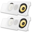 Acoustic Audio HD6C Flush Mount Speakers Dual 6.5" Woofers In Wall 2 Pack. Fixed Price $138.88.