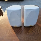 Polk Audio RM6751 Satellite Stereo Speakers White 20W Front Rear Tested Set. Fixed Price $59.99.