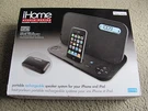 New Ihome IP45BZ Portable Stereo Rechargeable Speaker System For Iphone/ipod. Fixed Price $69.98.