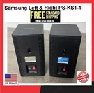 Samsung PS-KS1-1 Surround Sound Speakers Left & Right Black Home Theater System. Fixed Price $29.95.