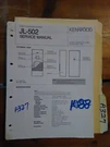 Kenwood JL-502 Service Manual Original Repair Book Stereo House Speakers. Fixed Price $20.00.