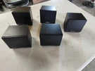 Philips CS3011E Surround Sound Speakers - Set Of 5. Fixed Price $22.99.