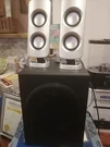 Insignia 2.1 Bluetooth Speaker System (3-PIECE) Black,open Box Pre Owned. Fixed Price $14.99.