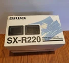 Aiwa Model SX-R220 Two Surround Speakers Black 50 Watt Original Box. Fixed Price $25.20.