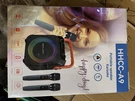 Moyleaf HHCC-A9 Portable Bluetooth Karaoke Speaker W/ 2 Microphones New. Fixed Price $23.99.