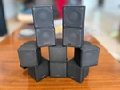 Single Bose Jewel Double Cube - Black Acoustimass Speaker Priced Per. Fixed Price $30.00.