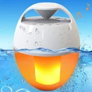 Floating Bluetooth Pool Speakers With Flame LIGHTS,360 Surround Stereo Sound. Fixed Price $26.24.